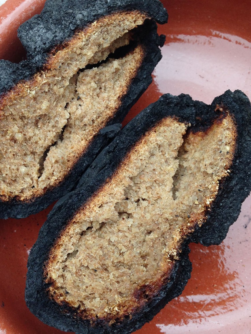burnt bread interior
